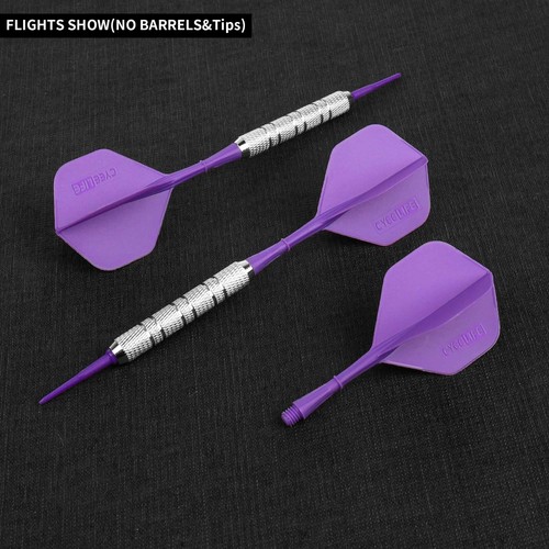 6/12 Stück Geformte Dart Flights und Schäfte,Zubehör für Darts,4 Farben - Bild 9 von 19