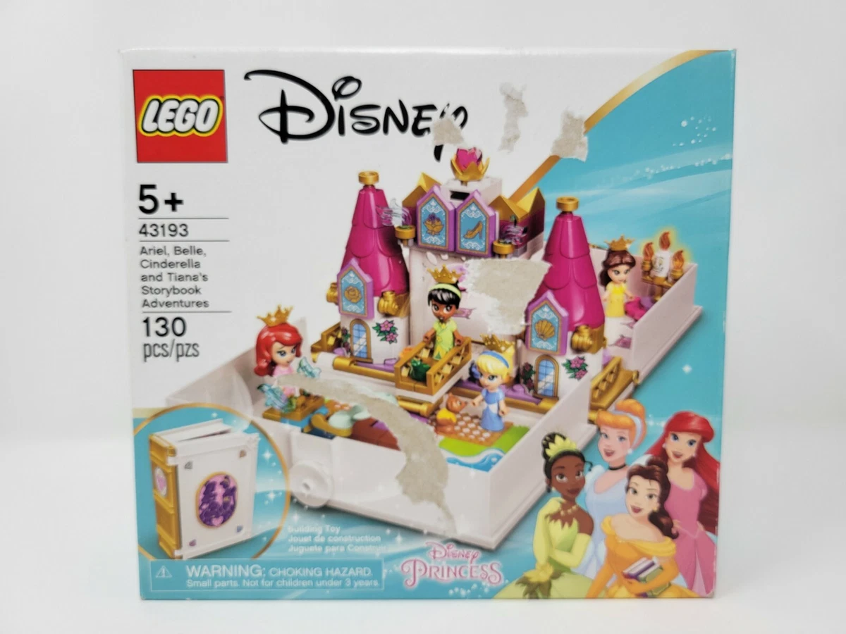 LEGO 43193 Ariel Belle Cinderella Tiana s Storybook Adventures