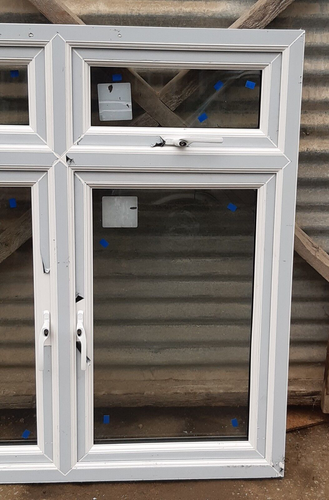 New Upvc Window White Double Glazed 1320 mm x 1320 mm/1350 mm with sill/ - Picture 8 of 17