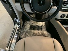 Genuine Sheepskin floor mats Fits Rolls Royce Ghost Wraith Cullinan Phantom Dawn