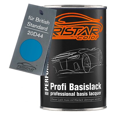 Autolack Dose spritzfertig für British Standard 20D44 M S Blue Basislack 1,0L
