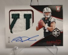 Sam Darnold 2018 Panini Limited No. 142 Red Rookie Auto Patch /10 SSP Rc Rare!