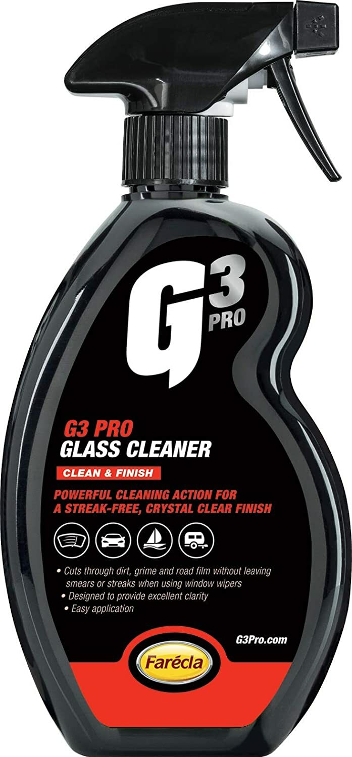 G3 Pro Glass Cleaner 500ml - Smear and Streak Free Finish - 7202