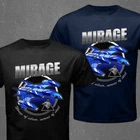 Rare The Miraj Mirage Silverhawks Retro Cartoon Jet Plane Ship T-shirt