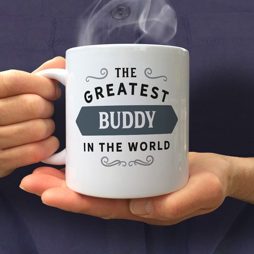 Taza de regalo novedad de amigos regalo taza me encanta taza para cumpleaños Navidad Navidad - Imagen 4 de 4