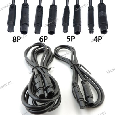 4/6/8pin Dash Cam Rear View Backup Reverse Car Camera Extension Cable Wire Cord