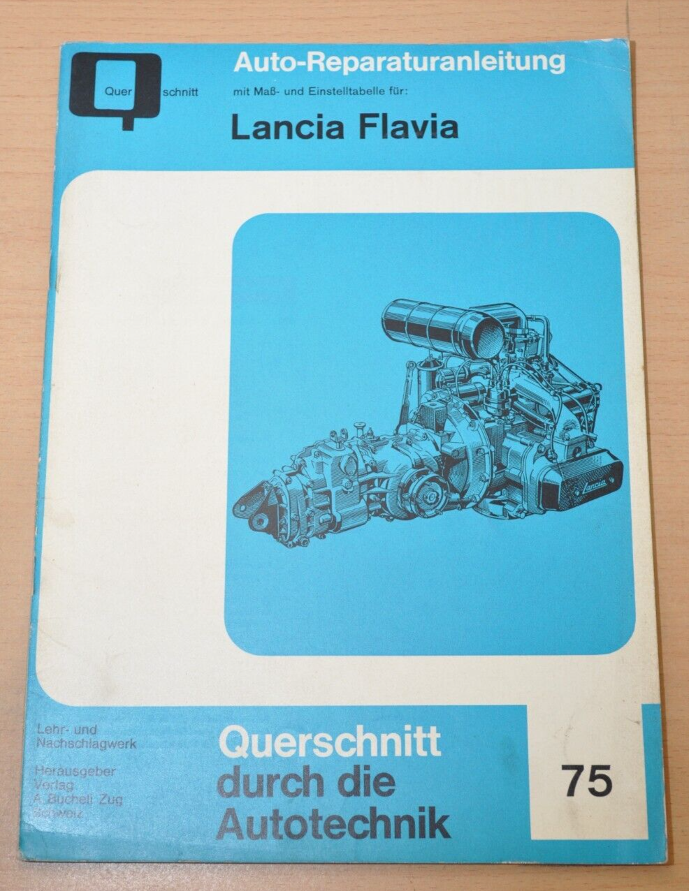 Lancia Flavia 1500 75ps Motor Kupplung Elektrik Reparatur Reparaturanleitung B75