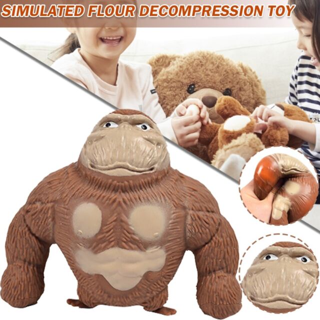 Simulation Gorilla Ape Stretchy Squishy Antistress Squeeze Monkey Toy Fidget ||