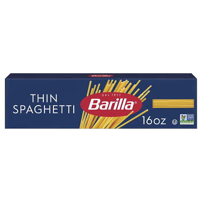 (5 pack) Barilla Pasta Thin Spaghetti, 1.0 LB