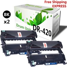 2-Pack DR-420 DR420 Drum Unit for HL2220 MFC7860DW DCP7065DN Printer