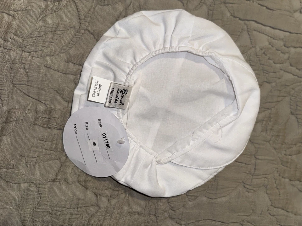 NUEVO. NUEVO CON ETIQUETAS Sarah Louise 6 Meses Bautizo Niño Trajes Y Sombrero Foto 4 de 4