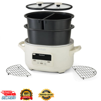 NEW Crock-Pot MultiMeal Dual Multicooker and Programmable Slow Cooker FREE SHIP