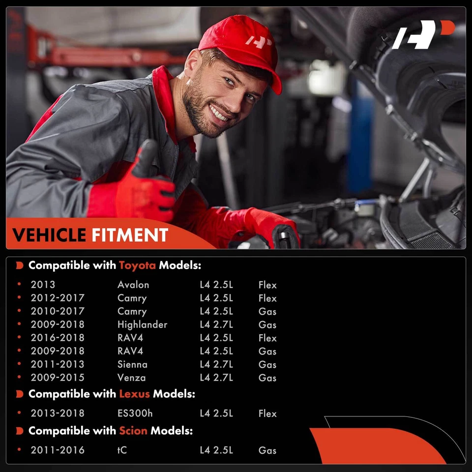 Inyector de combustible 4 piezas para Toyota Camry 2010-2017 RAV4 2009-2018 Lexus ES300h 13-18 Foto 2 de 4