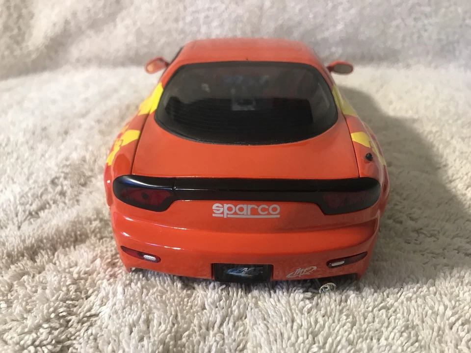 ERTL RACING CHAMPIONS 1994 Mazda RX-7 The Fast And The Furious 1:18 Die-Cast Car - Image 3 of 4