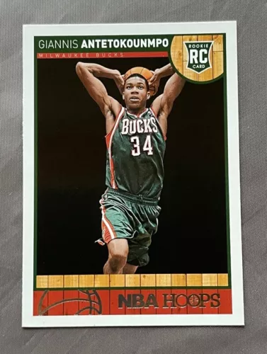 Giannis Antetokounmpo 2013 Panini NBA Hoops #275 RC 🏀Clean/Centered🤩