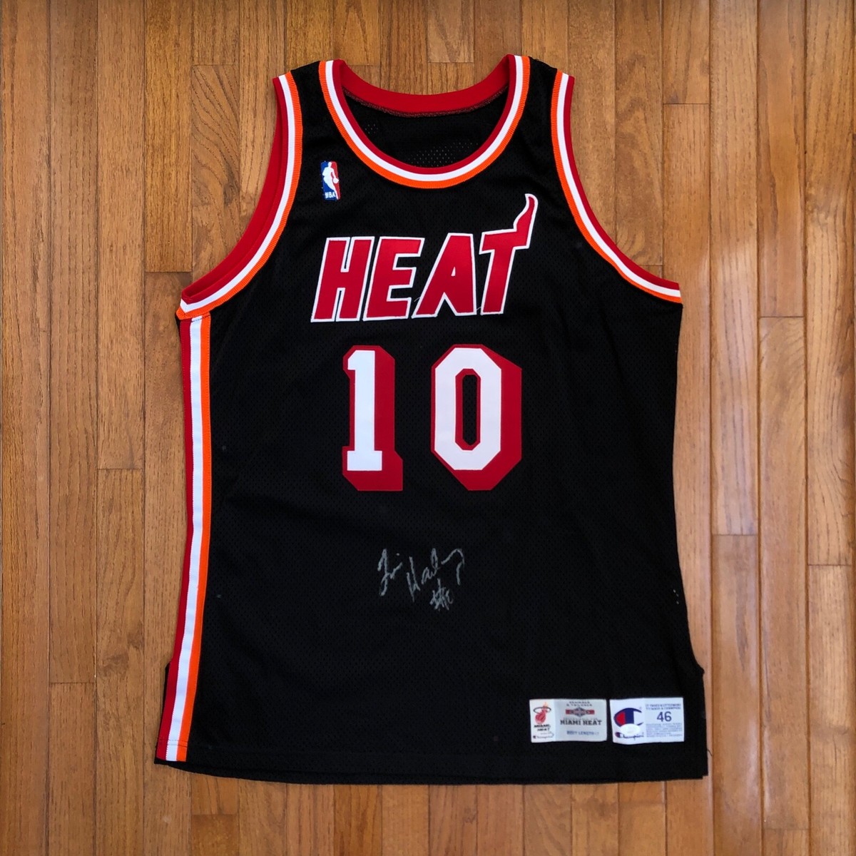 HEAT TIM HARDAWAY ユニフォーム 40 Men's Miami Heat Tim Hardaway Mitchell & Ness White Hardwood