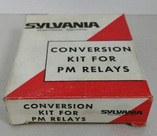 SYLVANIA KPM-1A CONVERSION KIT FOR PM RELAYS (NIB) - Picture 3 of 3