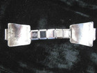 SILVER INLAID WATCH BAND:  STAN SLIM, NAVAHO,   VINTAGE — photo 10