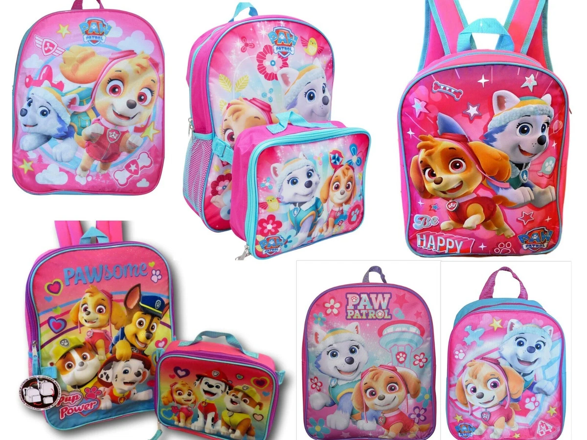 Mochila Escolar 3 piezas - Paw Patrol Patrulla Canina Skye Everest