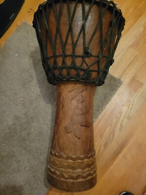 Handmade djalla african drum