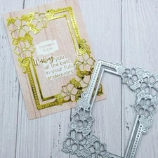 Frame Metal Cutting Dies Scrapbooking Paper Crafts Embossing Stencil Die Cut Diy