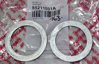 QTY 2 NEW Genuine Ducati Motorcycle Monster 400 620 1000 Washer Parts 85211031A