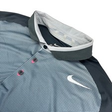 Roger Federer 201 US Open Men's Nike Tennis Polo Shirt 546348-454 Blue &bull; Medium