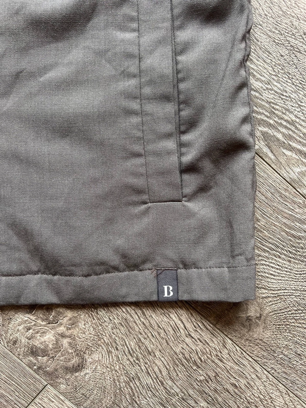 BOGGI Milano LINK 100% Wool Shirt Jacket Mens XS Taupe Brown Overshirt Safari image 7
