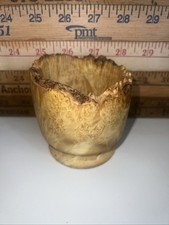 Natural Edge Handmade Wood Cup/ Vase