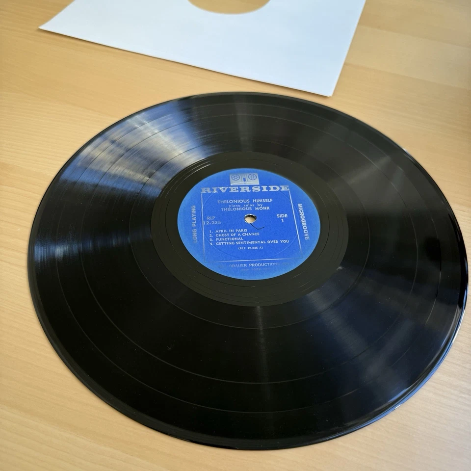 Thelonious Monk Thelonious Himself 1962 Mono Vinyl LP In Shrink VG+ - Image 2 of 4