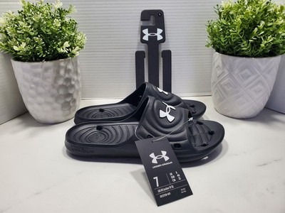 特別セール‼️UNDER ARMOUR HIGHLIGHT GLIVE M Under Armour UA Men's Locker IV Slides Size 7 3023758-001 Black