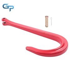 Gancho en J de 1 × 15 pulgadas 7100 libras G80 horquilla trasera enrollable para camión de cadena de remolque y remolque