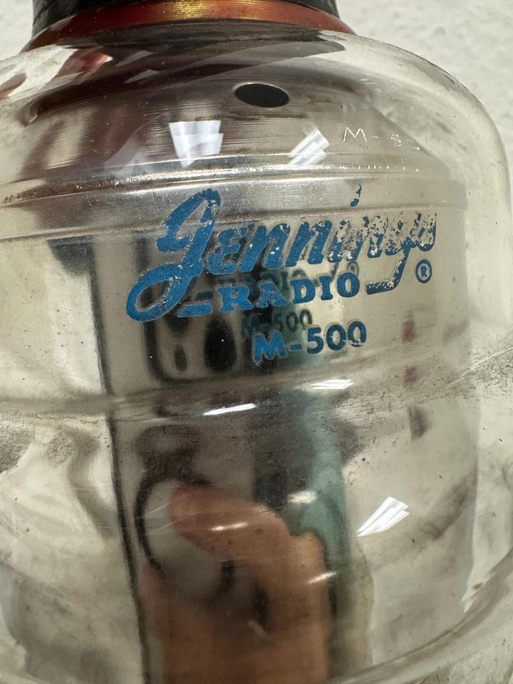 Condensador de tubo de vacío variable Jennings M 500 vintage Foto 3 de 4