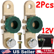 2Pcs Auto Car Battery Quick Disconnect Switch Master Kill Shut Off 12V Terminals