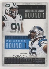 2013 Panini Contenders Round Numbers Sheldon Richardson Star Lotulelei #16 0w8