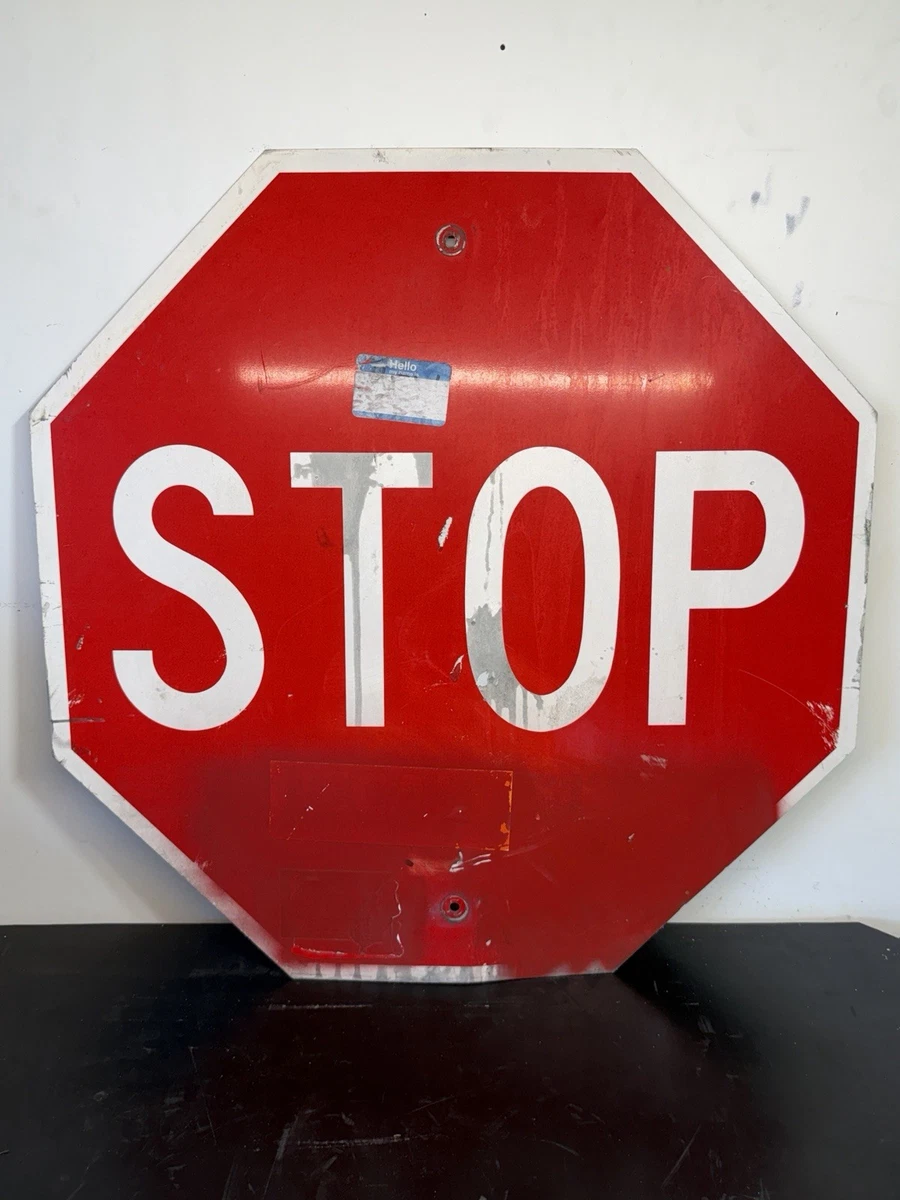 Stop Sign Collectible Transportation Signs Just Listed 2026