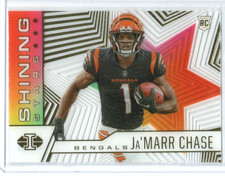 2021 Panini Illusions #SS-17 Ja'Marr Chase Rookie Card RC Shining Stars Acetate