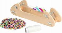 Perlenwebrahmen Basteleinset 6+ Holz, Kreativspielzeug FüR Kinder, Feinmotorik