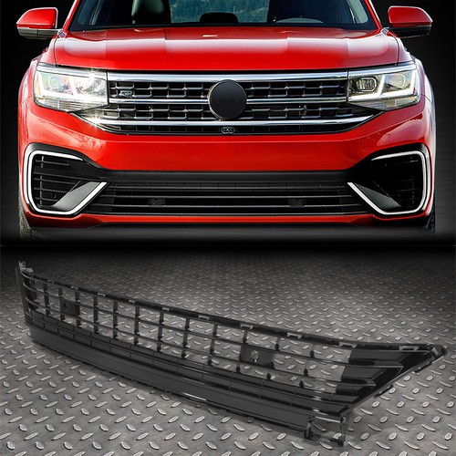Atlas R Line Bumper For 21-23 Volkswagen Atlas R-Line OE Style Black Front Lower Bumper ...