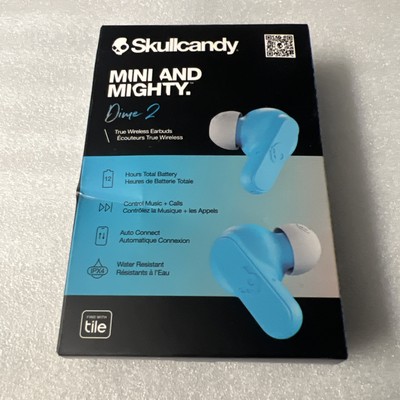 Skullcandy Dime 2 True Wireless Earbuds - Light Gray/Blue