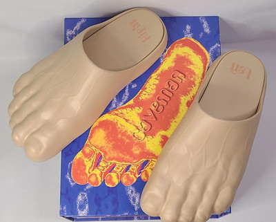 Imran Potato Caveman Slippers Clogs | Size SMALL | Human Feet Bigfoot Mens 4-7