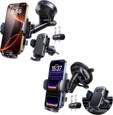 True Military Grade 360 Rotation Suction 2026 Ultimate Car Phone Holder Mount