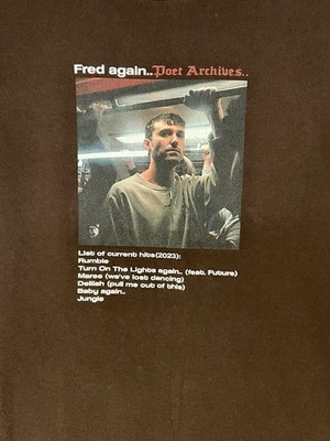 Fred Again.. Poet Archives.. List Of Current Hits 2023 FRED Men s Brown Small
