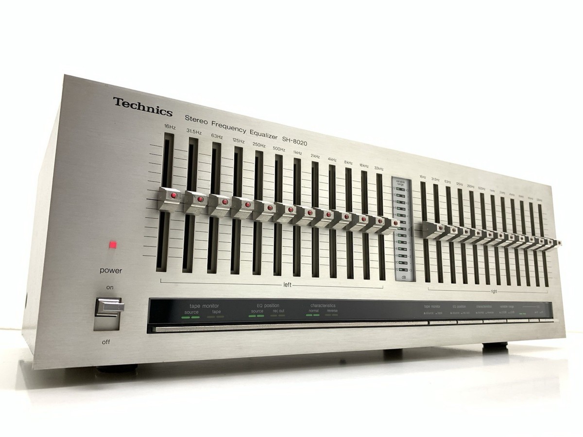 TECHNICS Sh 8020 Stereo Graphic Equalizer 12 Bands Vintage