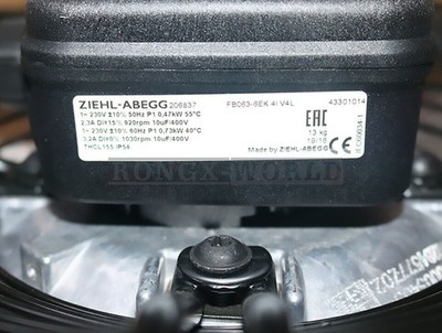 1PC New ZIEHL-ABEGG fan FB063-6EK.4I.V4L #to