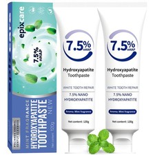 7.5 Nano Hydroxyapatite Toothpaste - Remineralize Teeth Enamel Repair