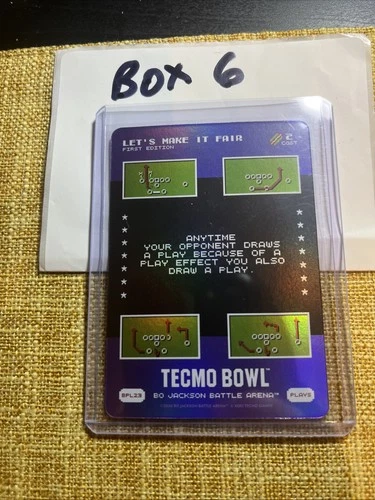 Tecmo Bowl Bo Jackson Battle Arena Bonus Play BPL23 - Let's Make It Fair