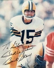 bart starr signed 8x10 photo insc. green bay packers hof quarterback nfl HOF