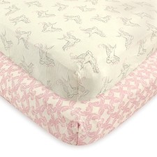 Unisex Baby and Toddler Organic Cotton Crib Sheet One Size Bird
