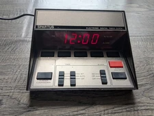 Vintage SPARTUS Electronic Digital Timer Alarm Clock #1530